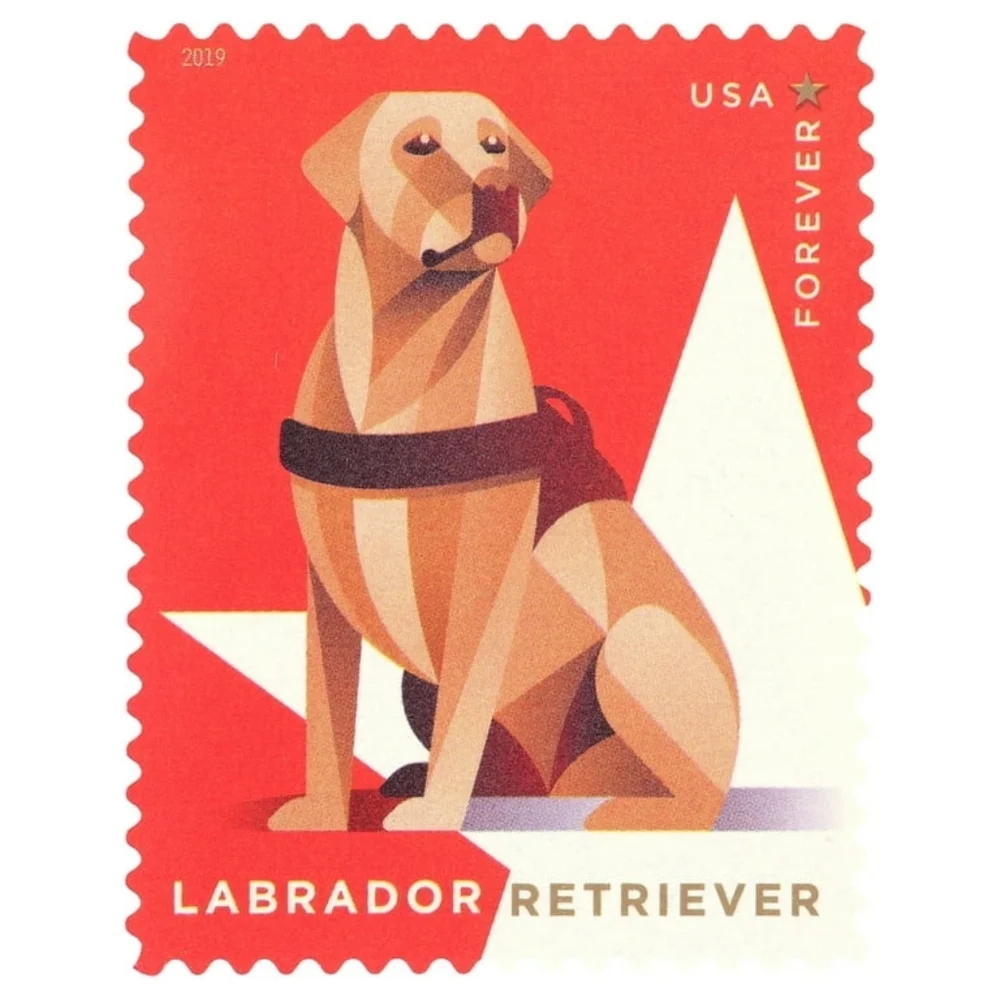 100 USPS‎ Military Working Dogs Forever Postage Stamps German Dutch Shepherd Lab